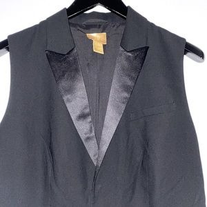 H&M black Tuxedo jumpsuit